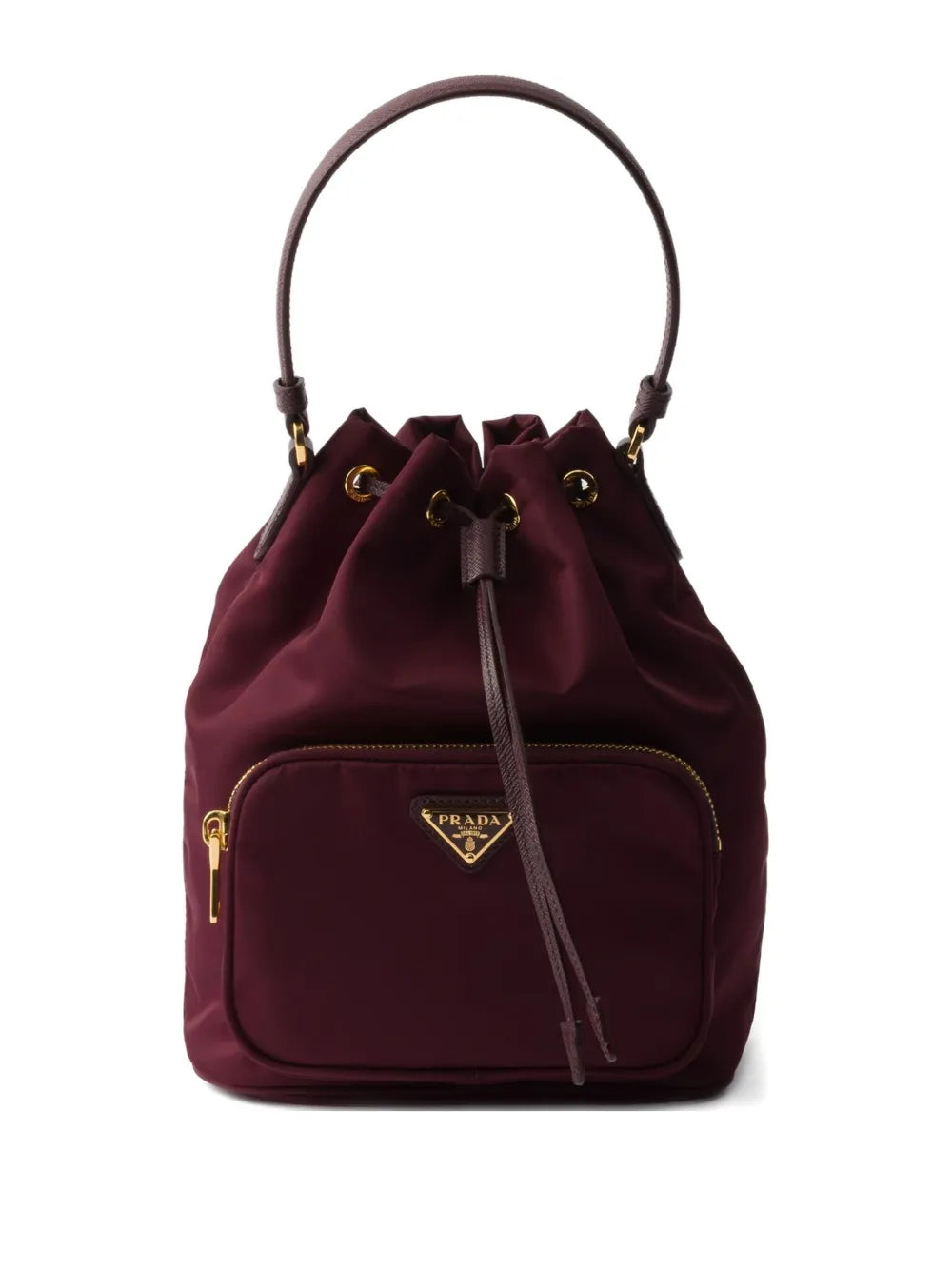 Duet bucket bag