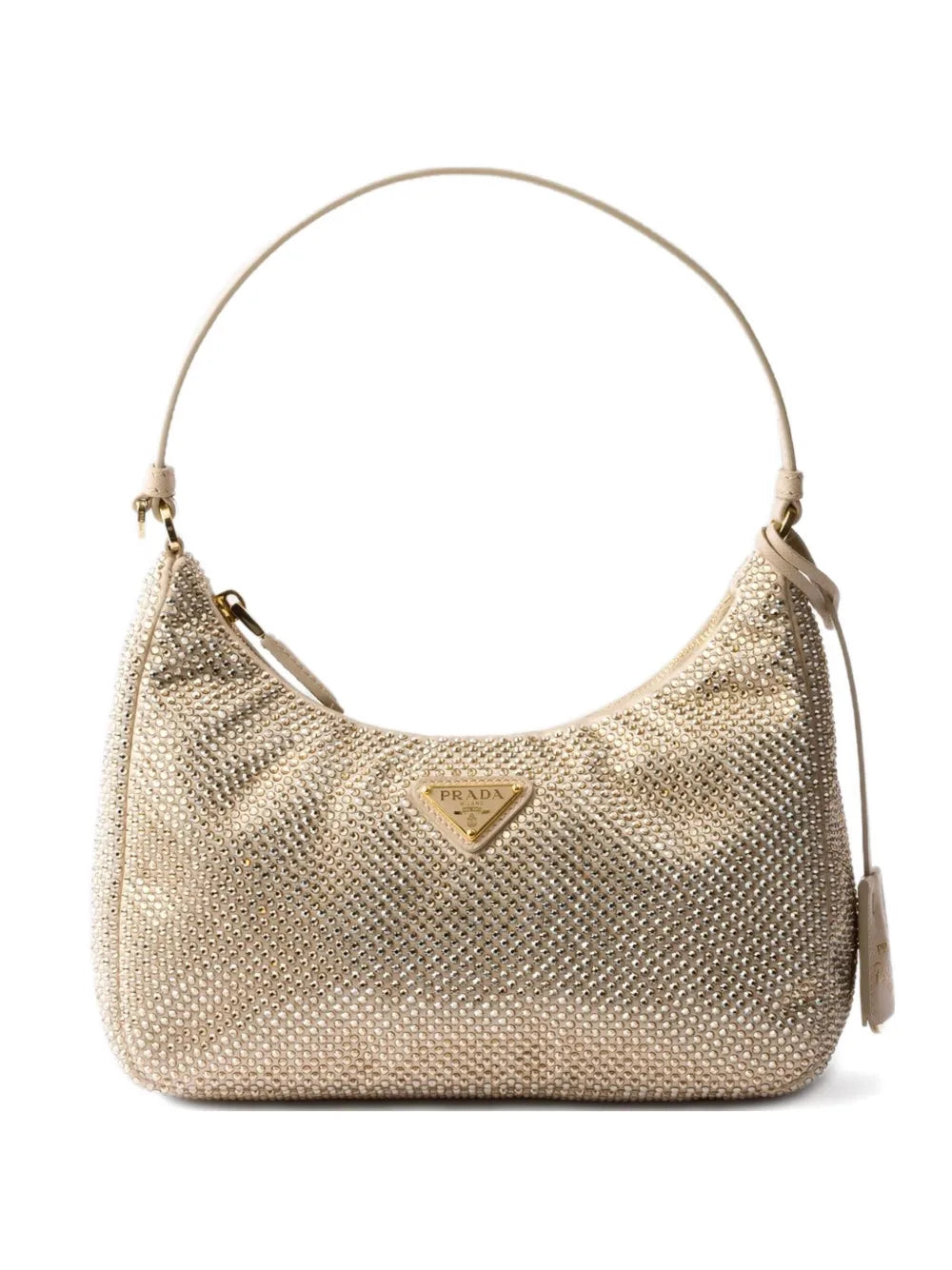 Re-Edition crystal-embellished shoulder bag