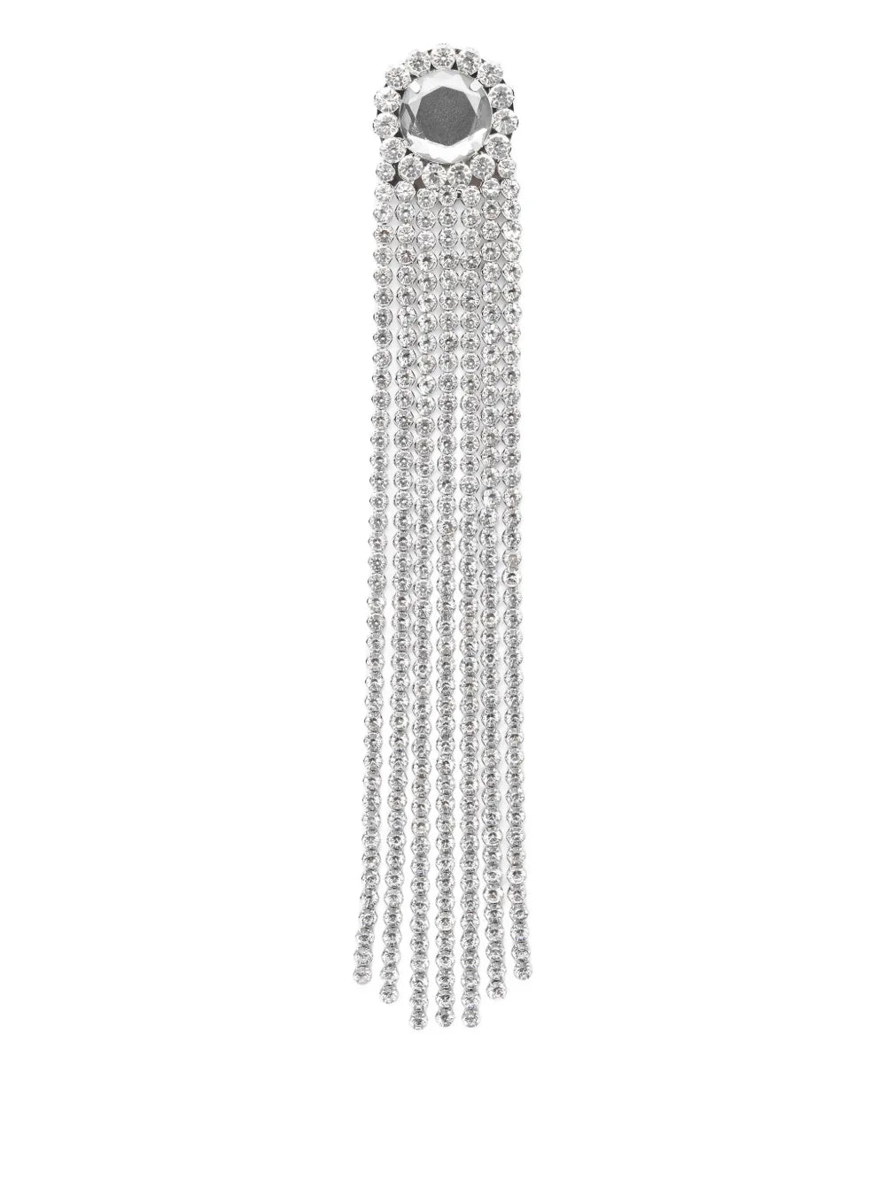 crystal-fringe ponytail holder