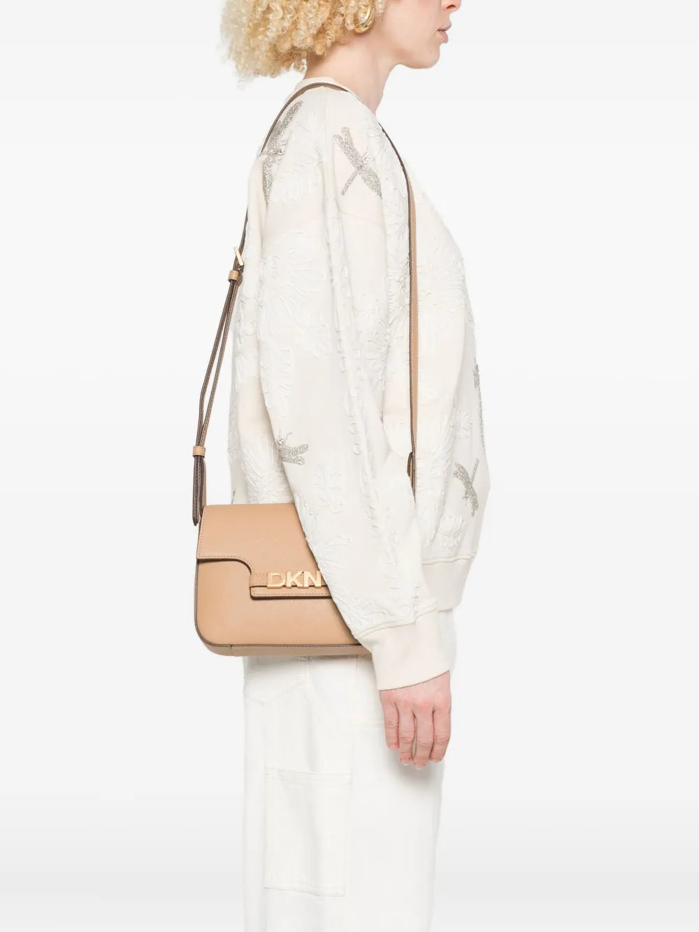 logo-plaque shoulder bag