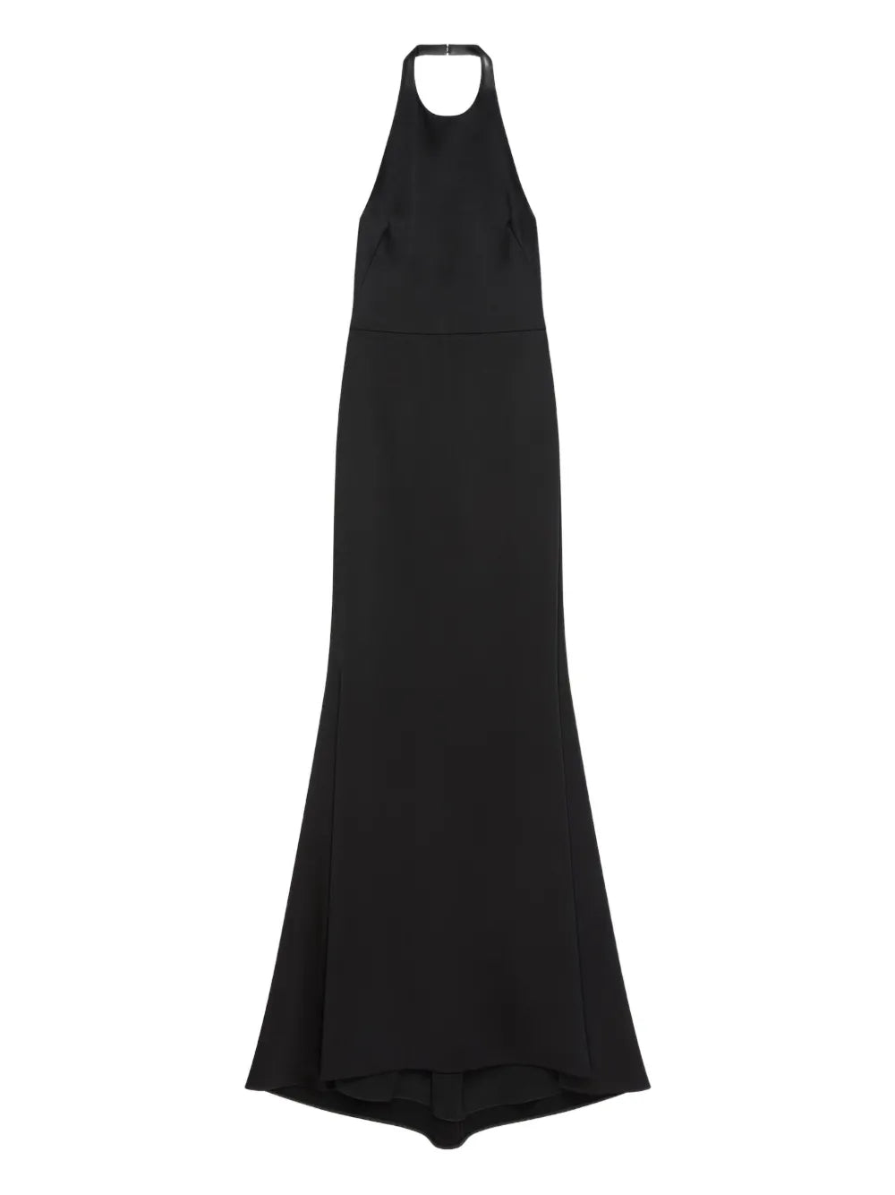 halterneck sleeveless maxi dress