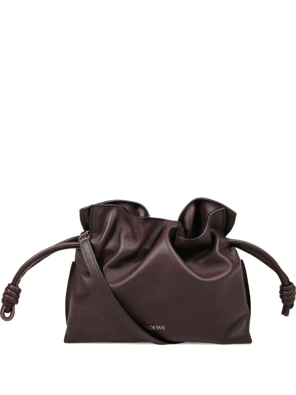 mini Flamenco leather clutch bag