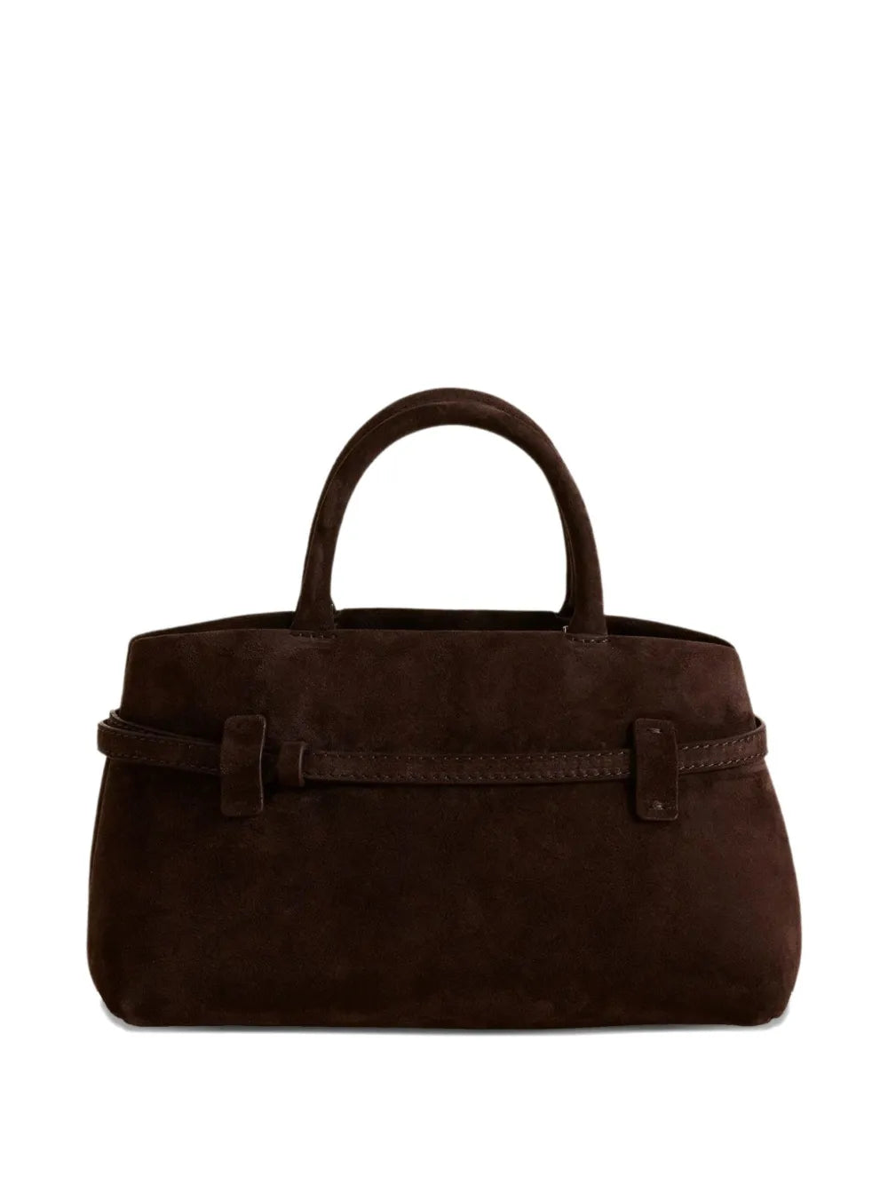 Le Cambon 25 buckle-strap suede handbag