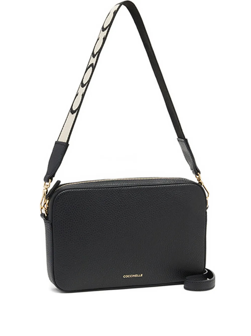 Tebe textured zip-top crossbody bag
