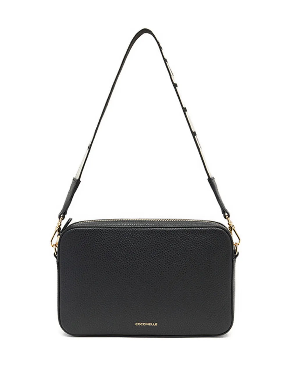 Tebe textured zip-top crossbody bag
