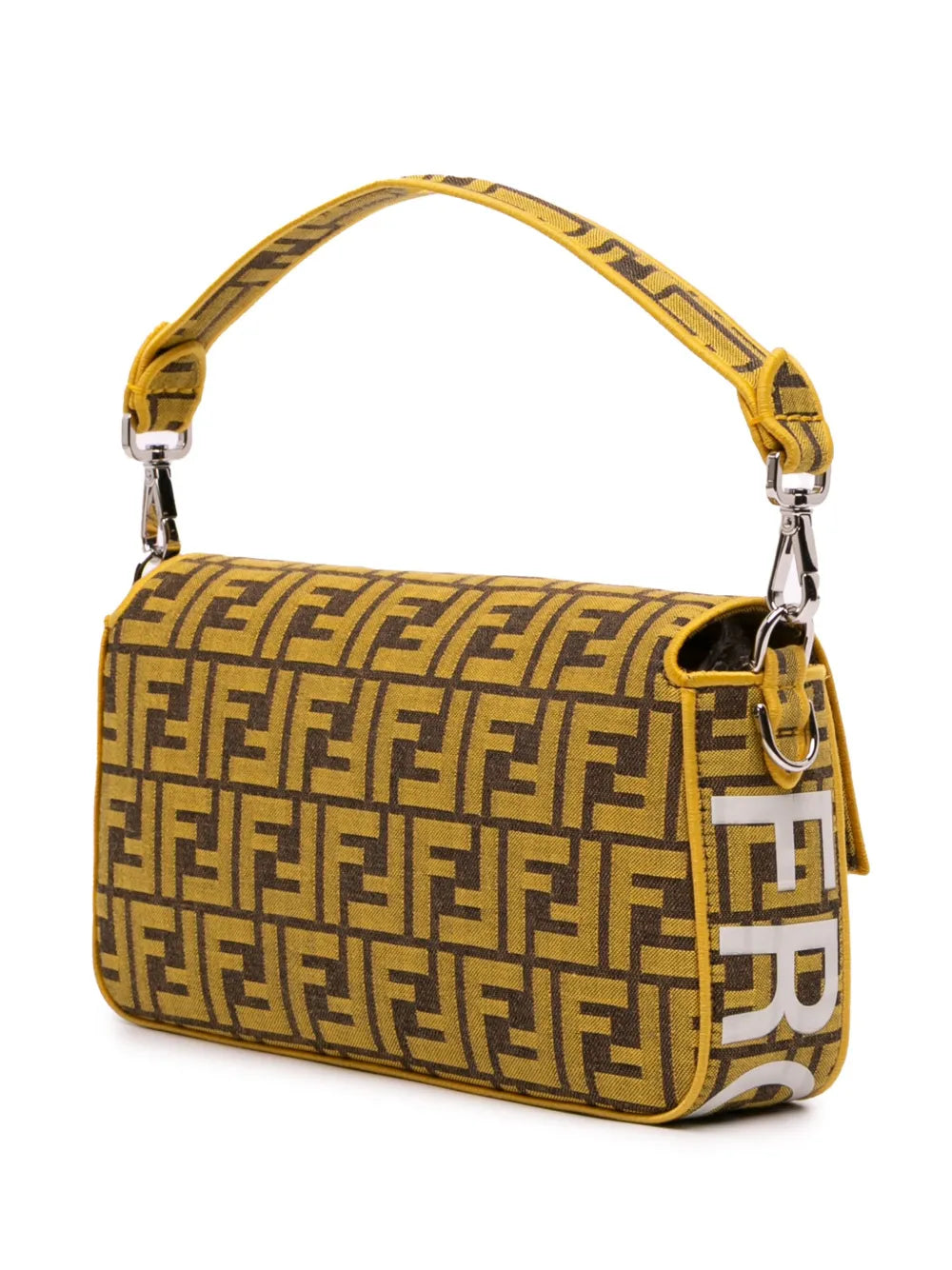 2010-2025 FRGMT x Zucca Embroidered Canvas Baguette satchel