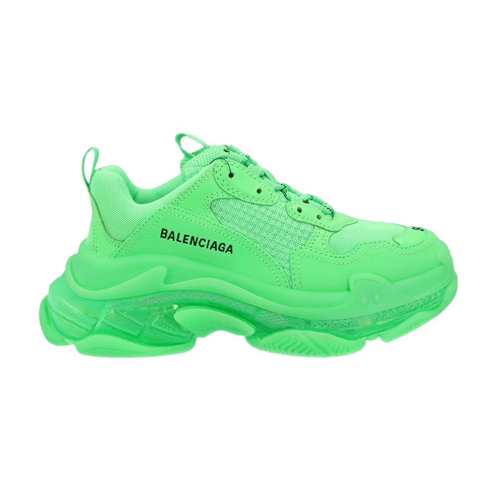 Balenciaga Triple S Neon Green Clear Sole 2021 (Women's)