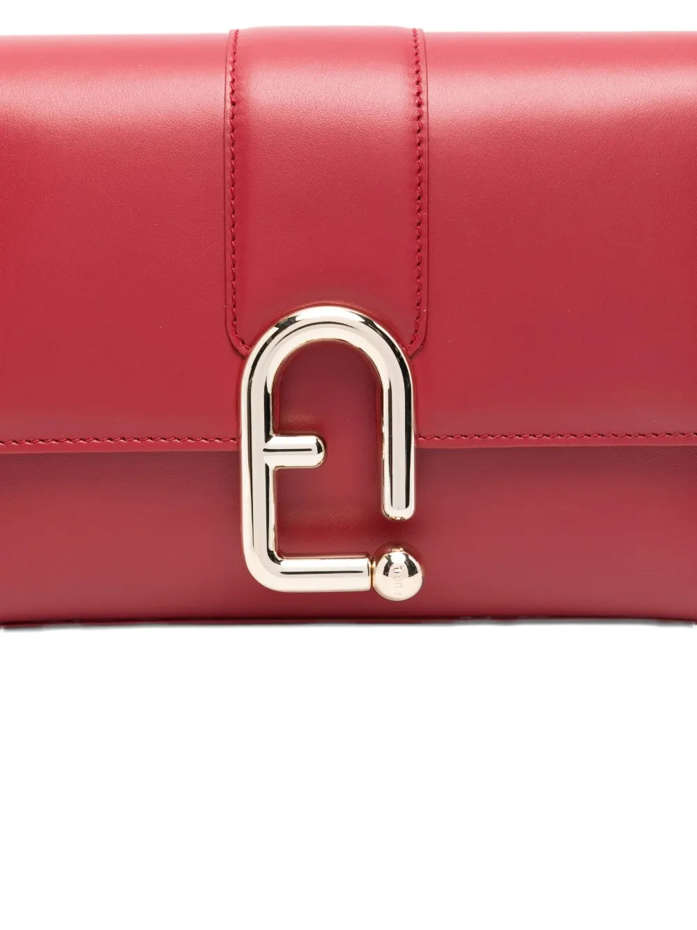 samll Urban clasp-detail leather satchel 