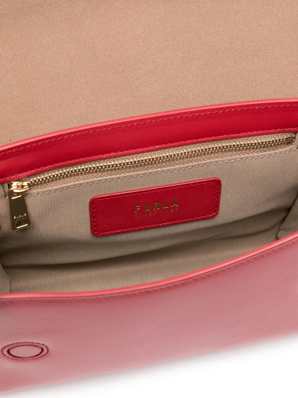 samll Urban clasp-detail leather satchel 
