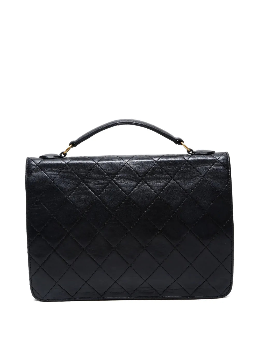 1989-1991 Double Turn-Lock Flap shoulder bag