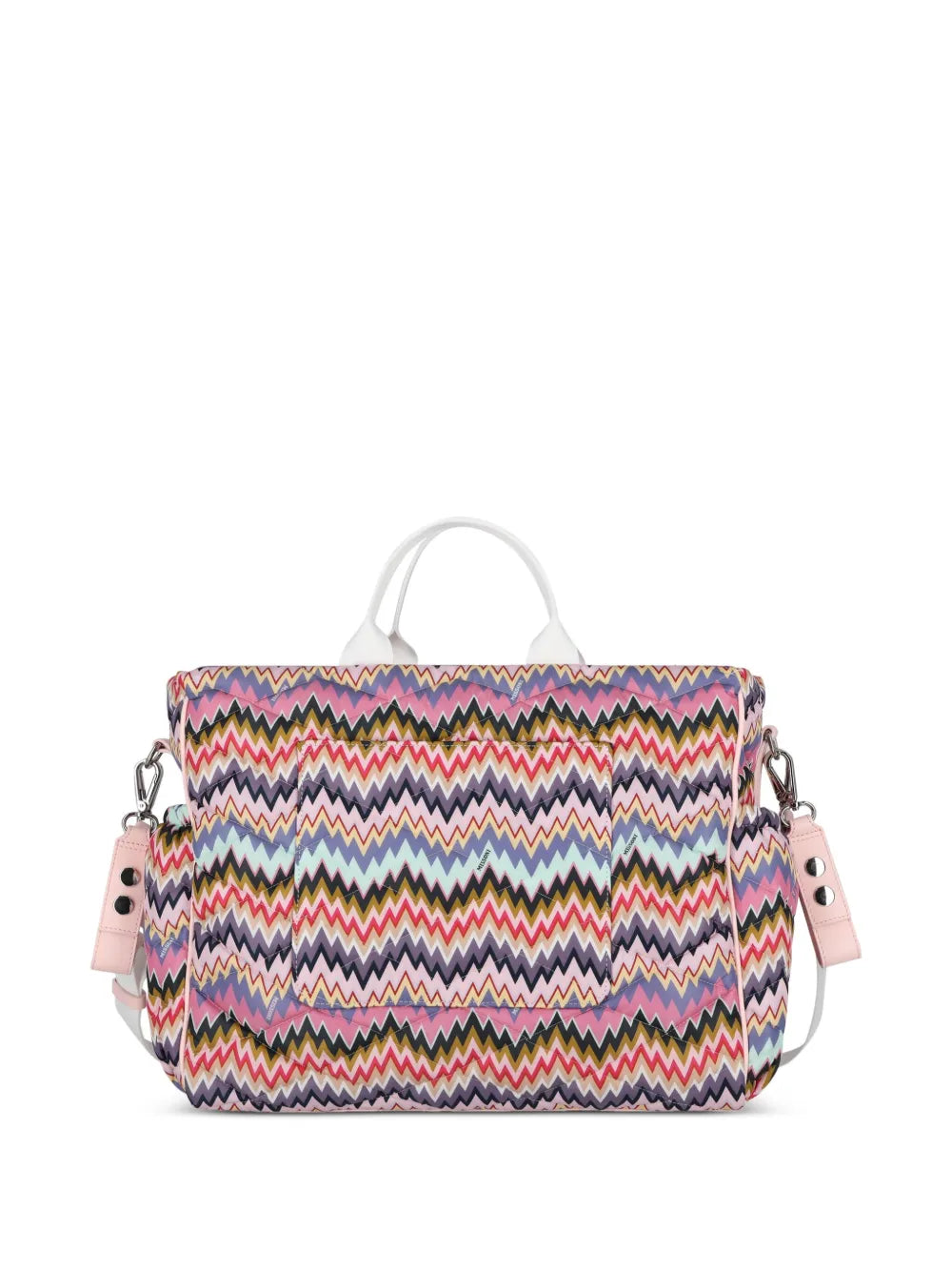 zigzag quilted changing bag