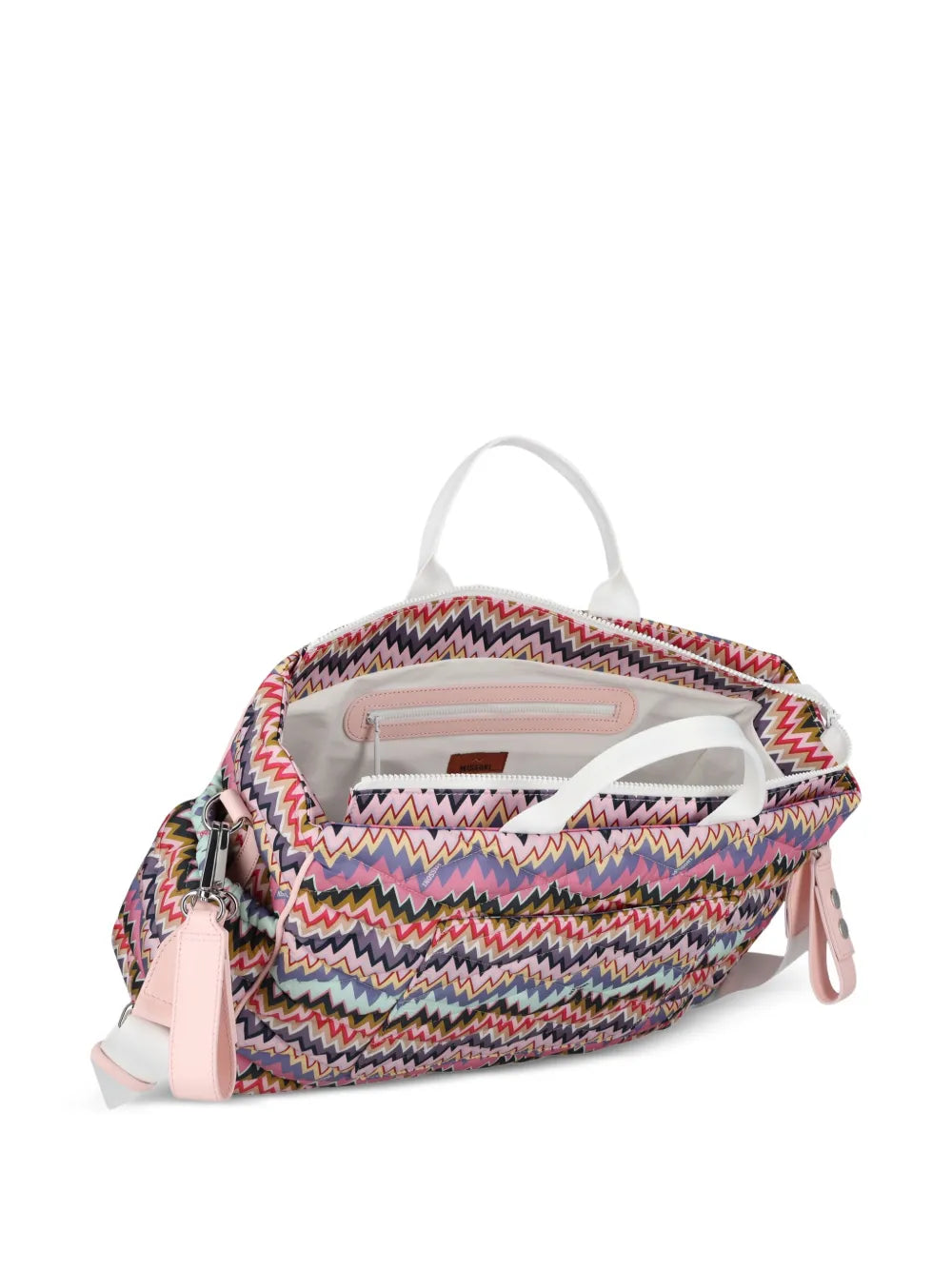 zigzag quilted changing bag