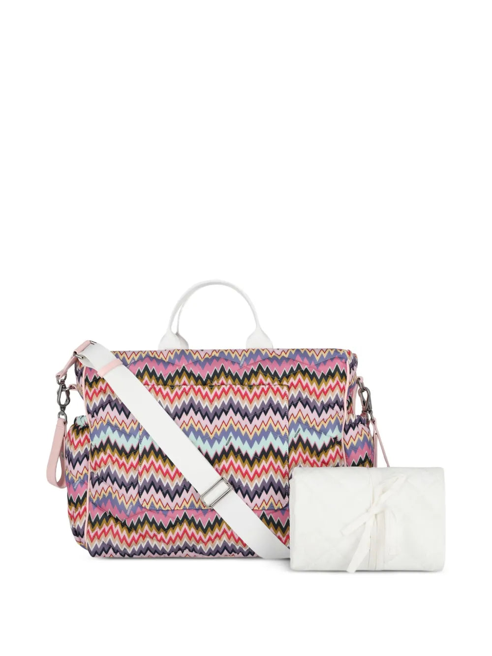 zigzag quilted changing bag
