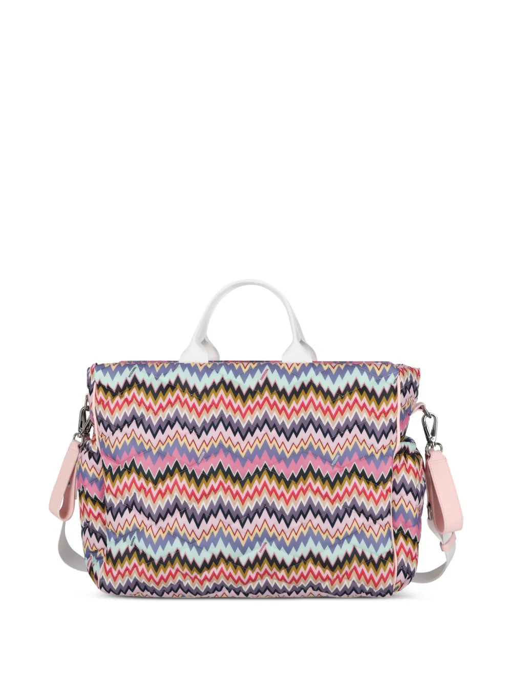 zigzag quilted changing bag