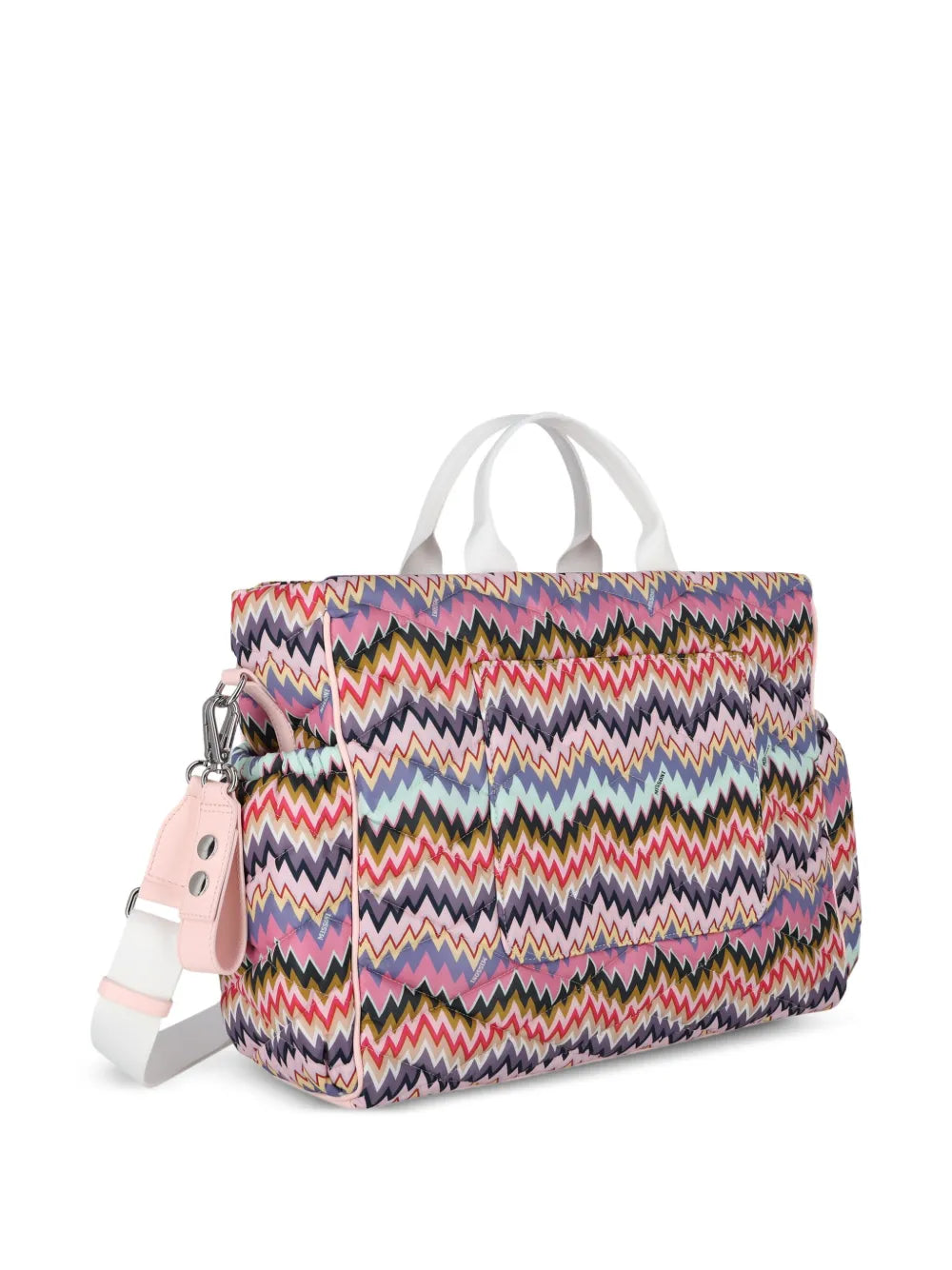 zigzag quilted changing bag