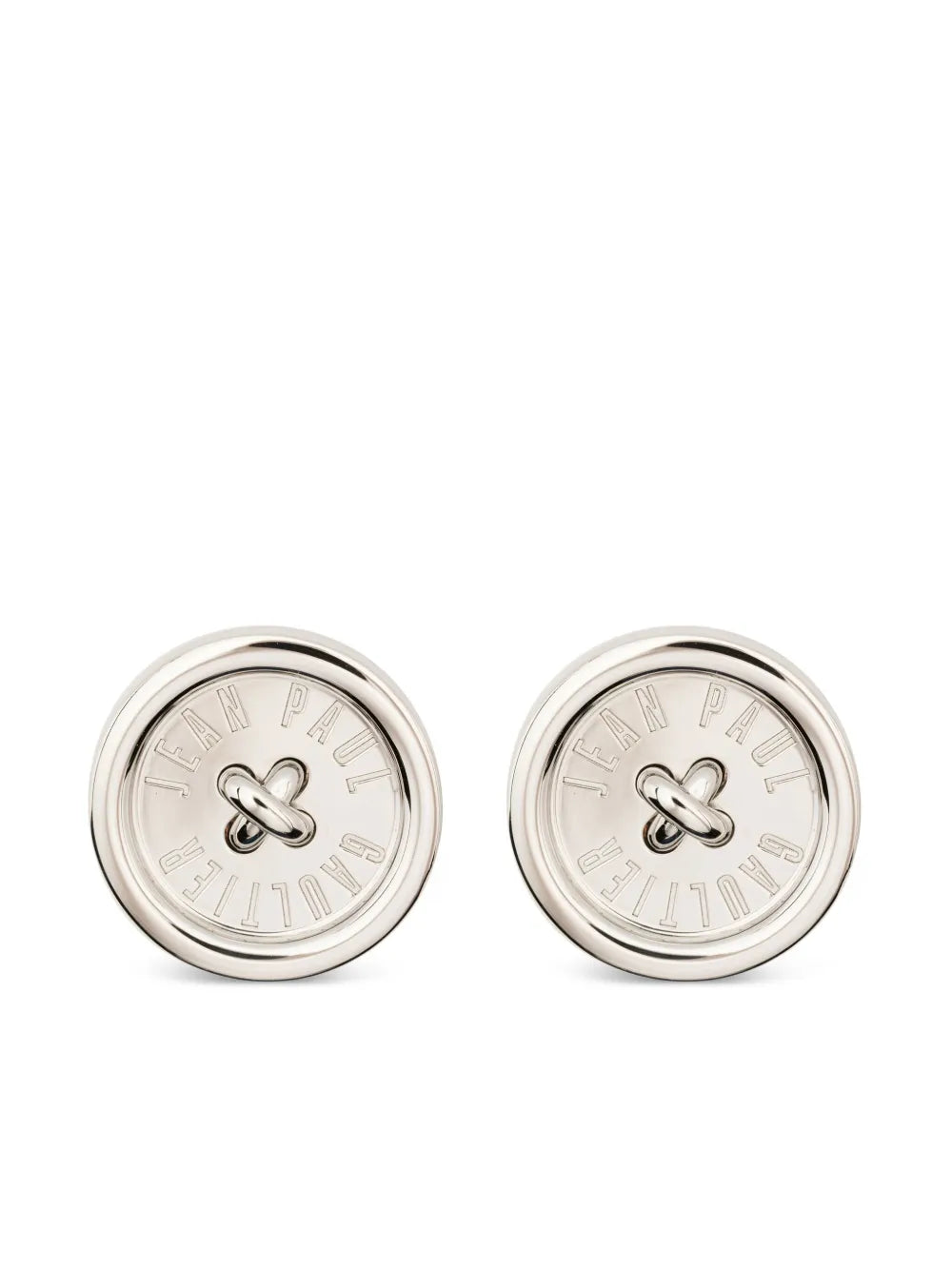 Button earrings