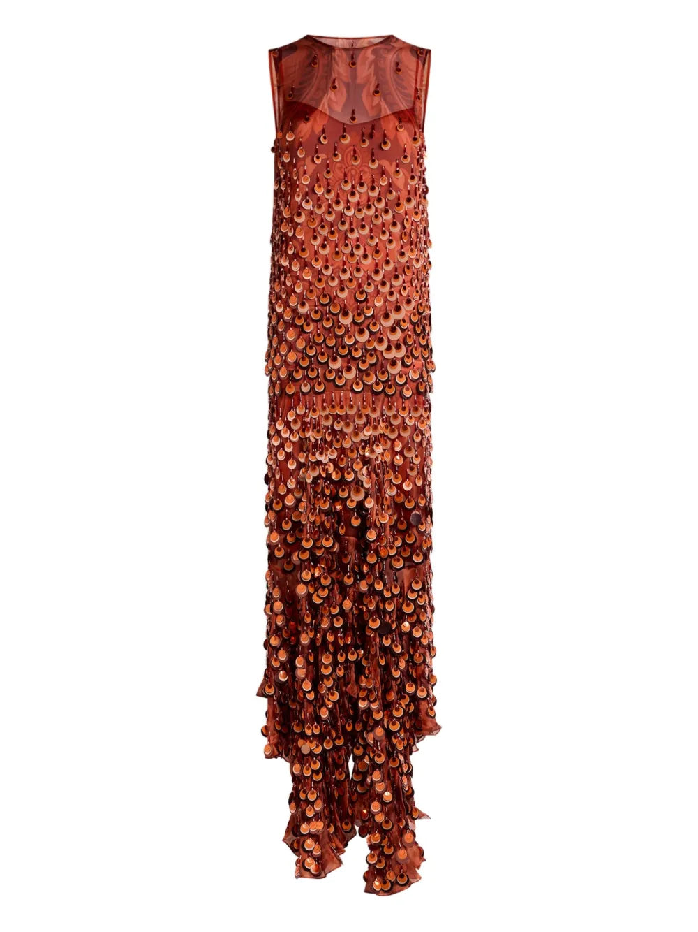 sequin-embellished sleeveless dress