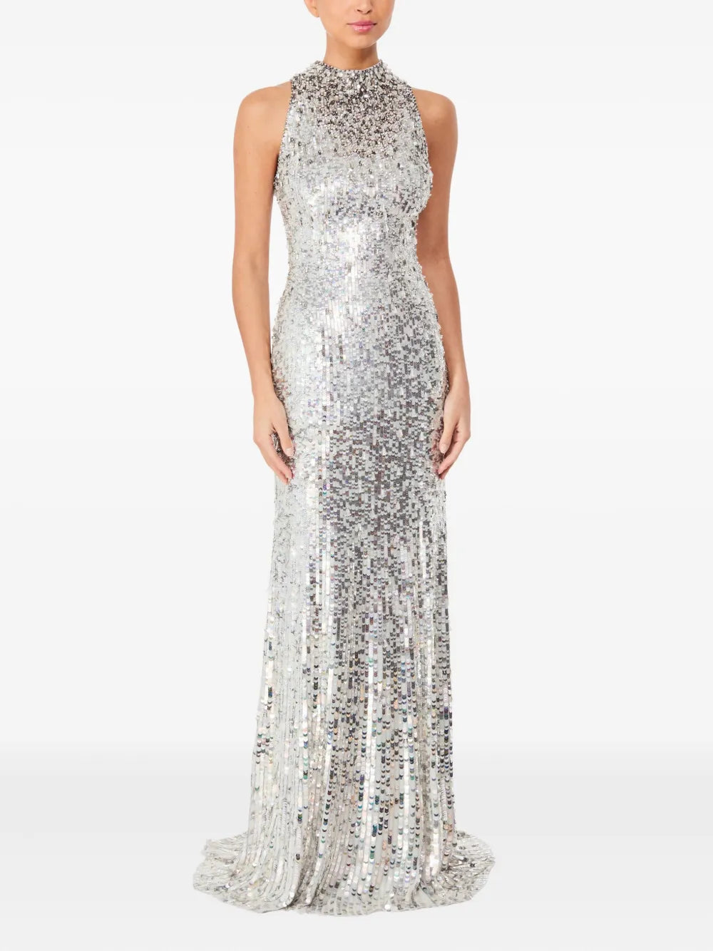 sequin-embellishment maxi dress