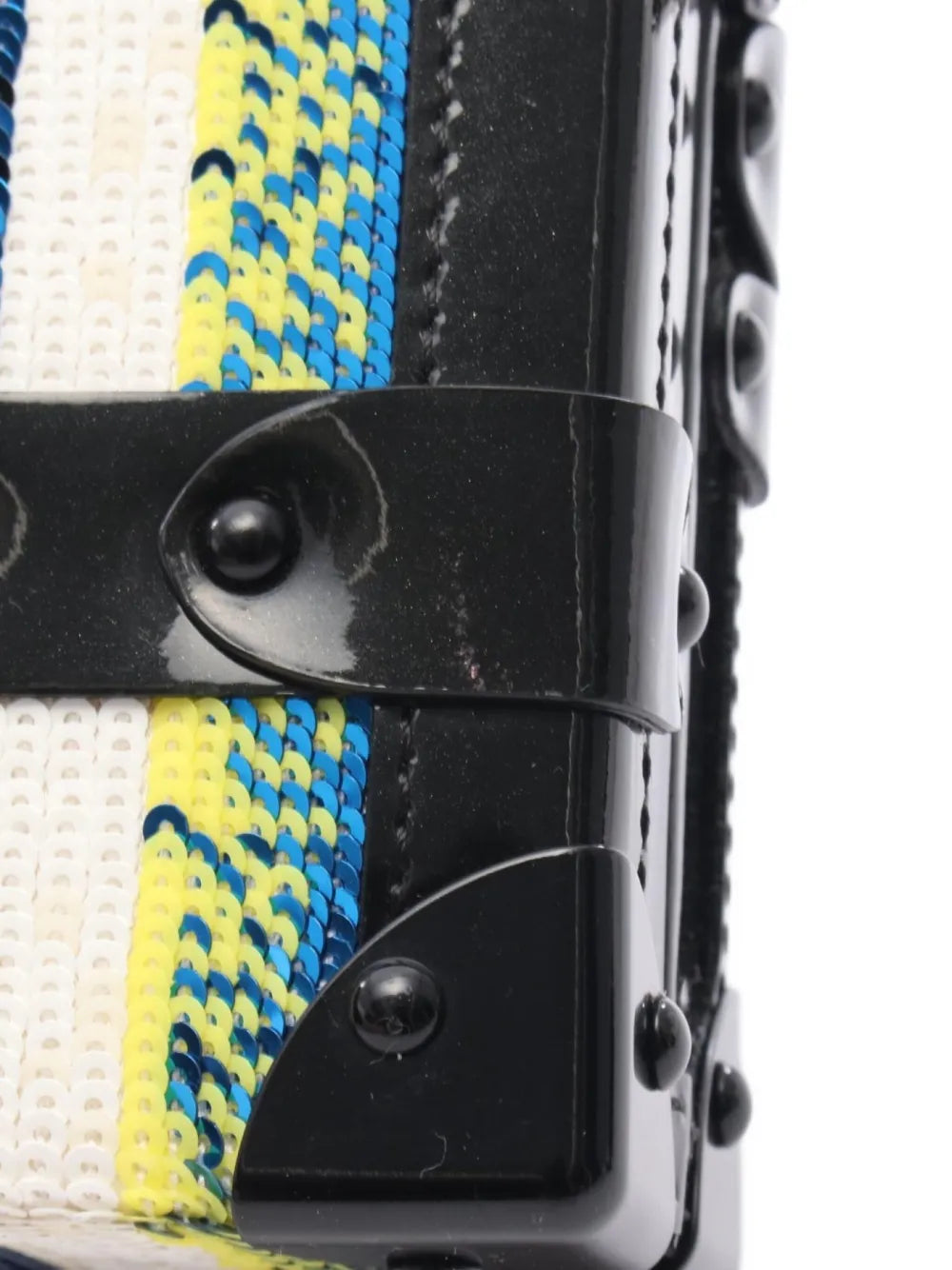 2015s Petite Malle sequin-embellished clutch bag 