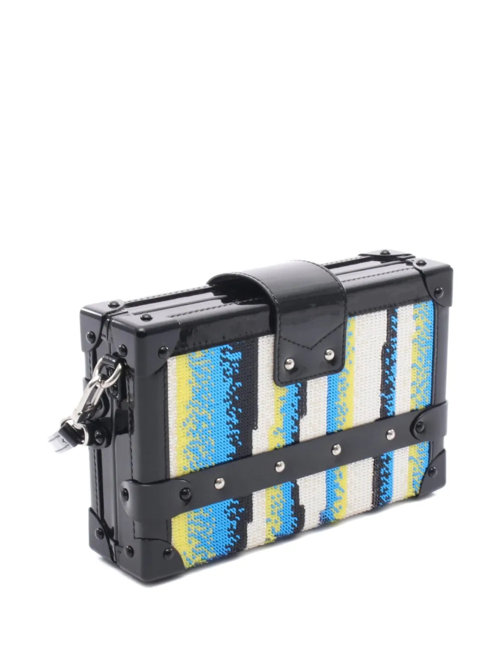 2015s Petite Malle sequin-embellished clutch bag 