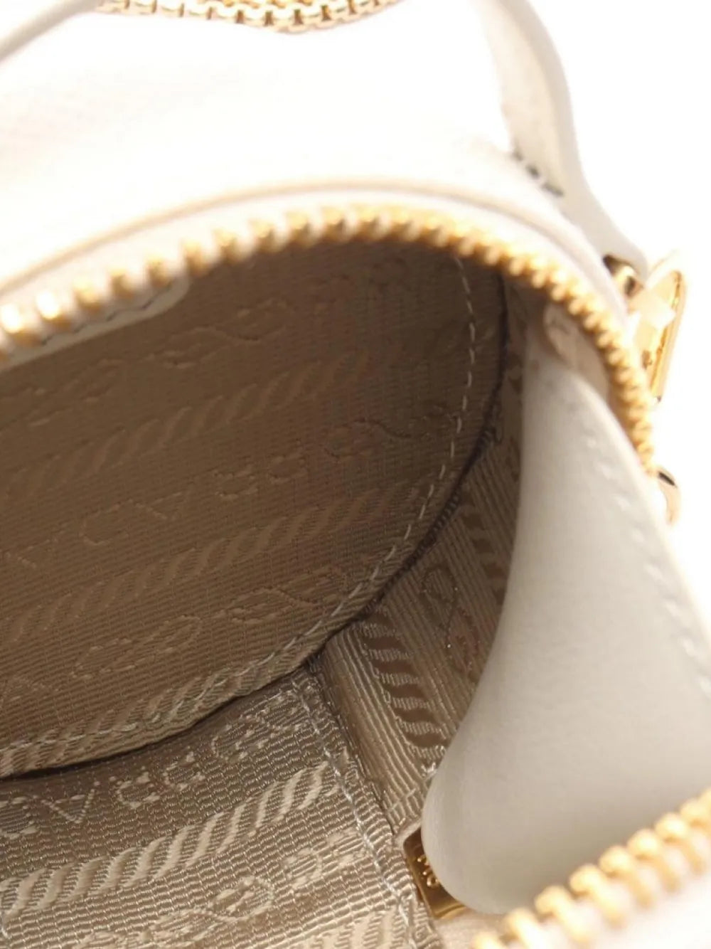 2020s saffiano triangle mini pouch bag