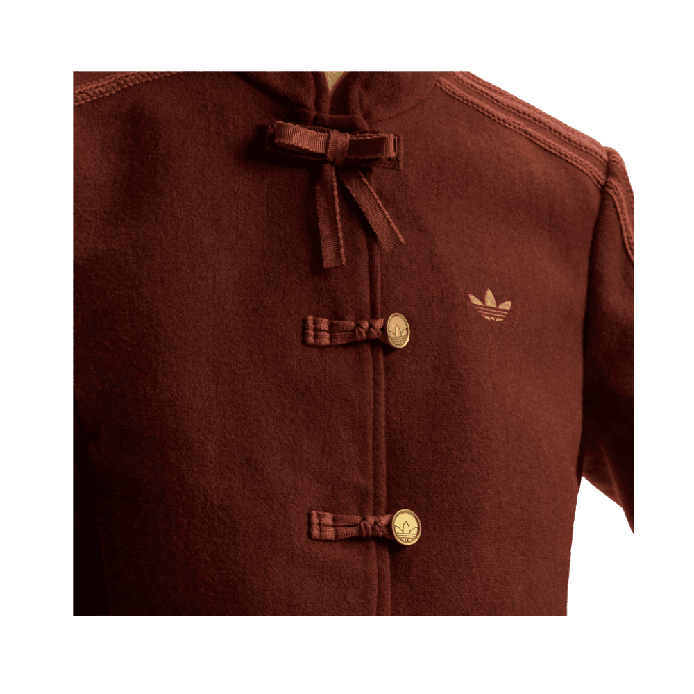 adidas Womens Chinese New Year CNY Jacket Brown Red