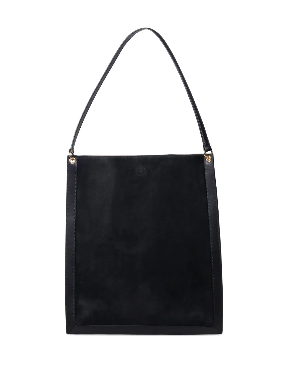 top-handle suede tote bag