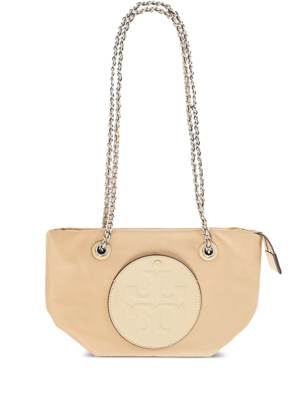logo-patch chain tote bag