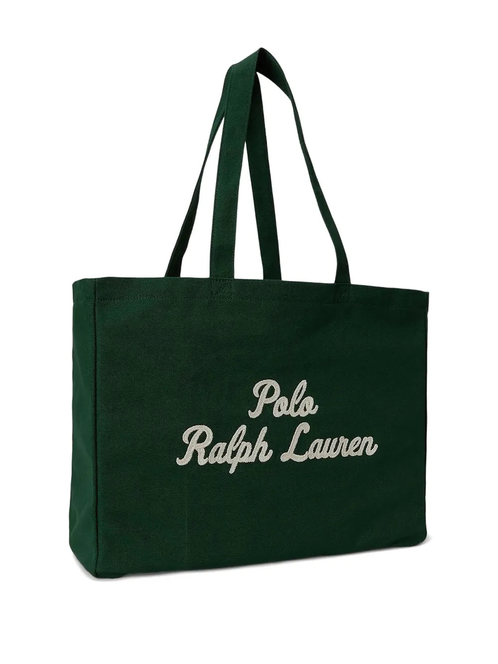 logo embroidered tote bag