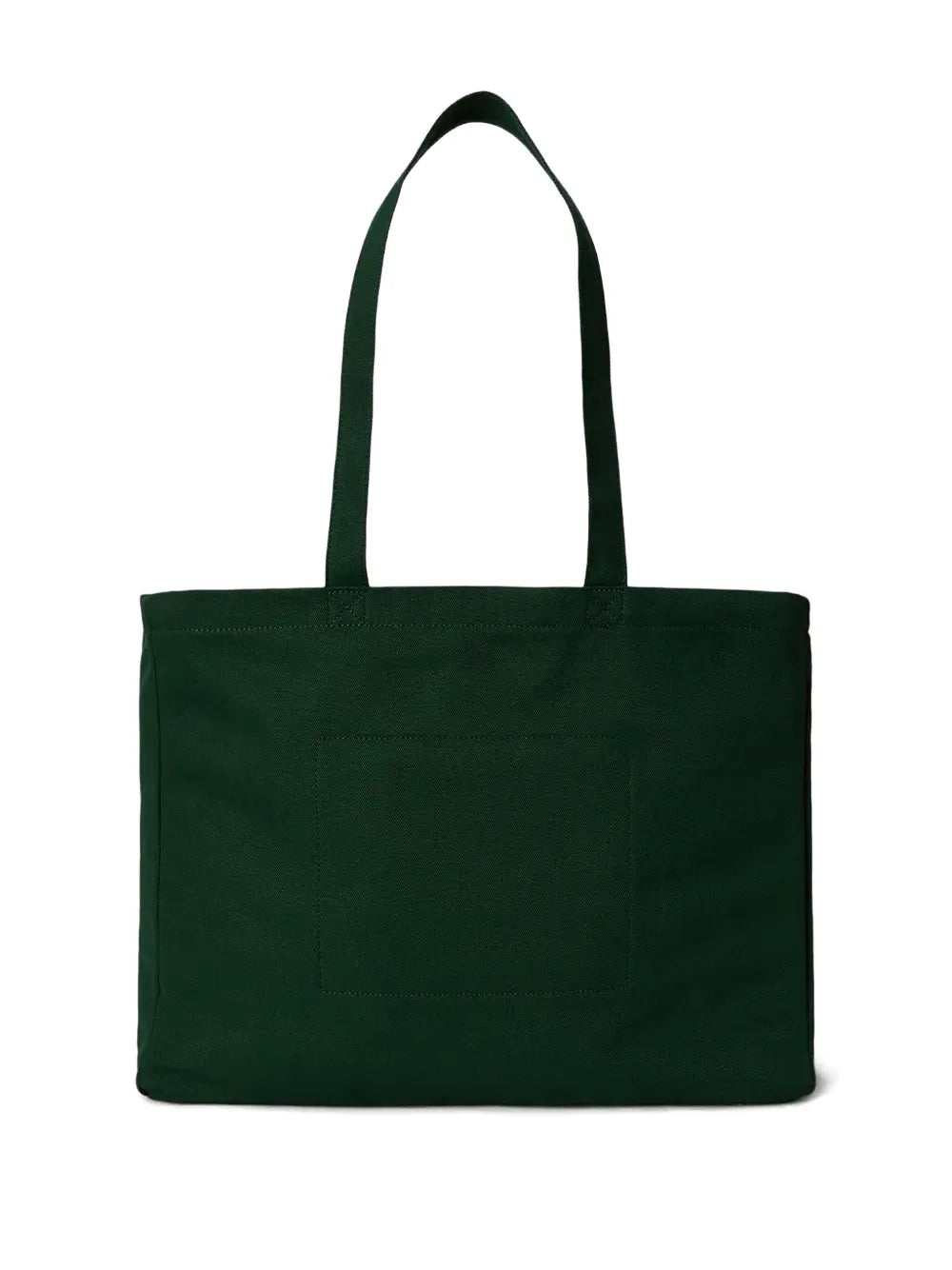 logo embroidered tote bag