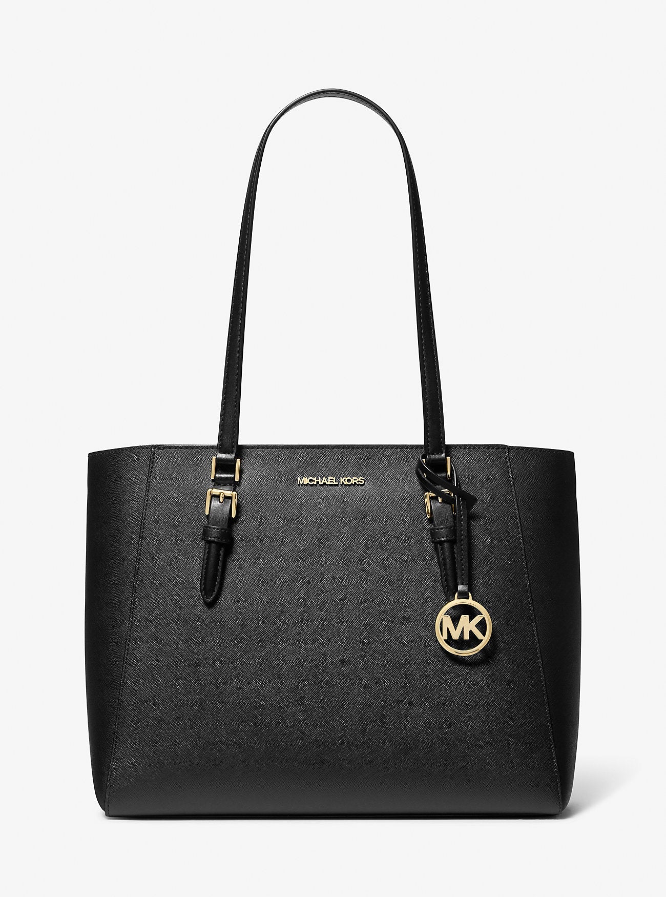 Michael Kors Charlotte Large Saffiano Leather 3-in-1 Tote Bag Black