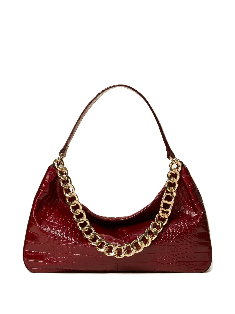 Liliane crocodile-effect chain shoulder bag