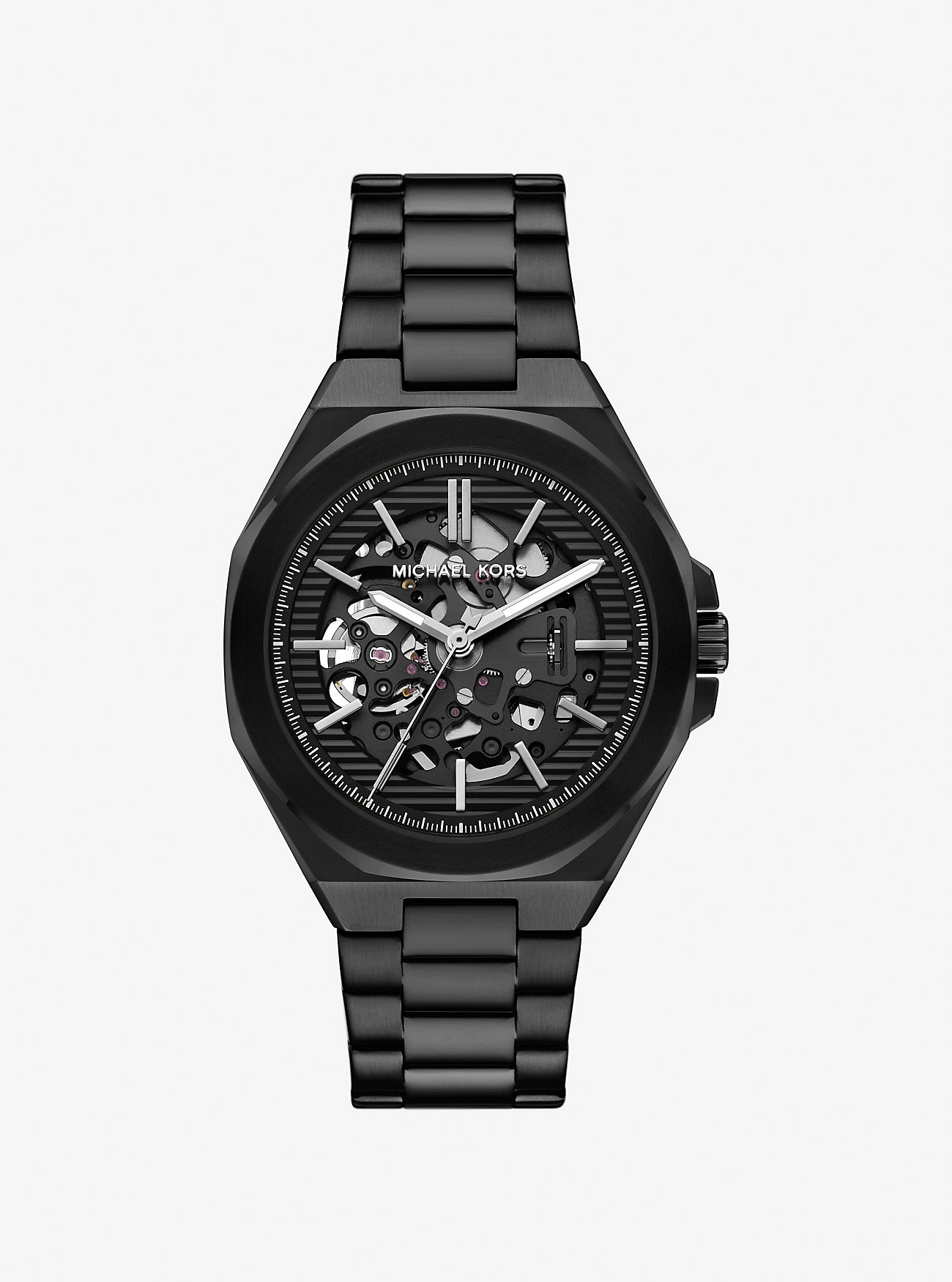 Michael Kors Oversized Callum Black-Tone Watch Black