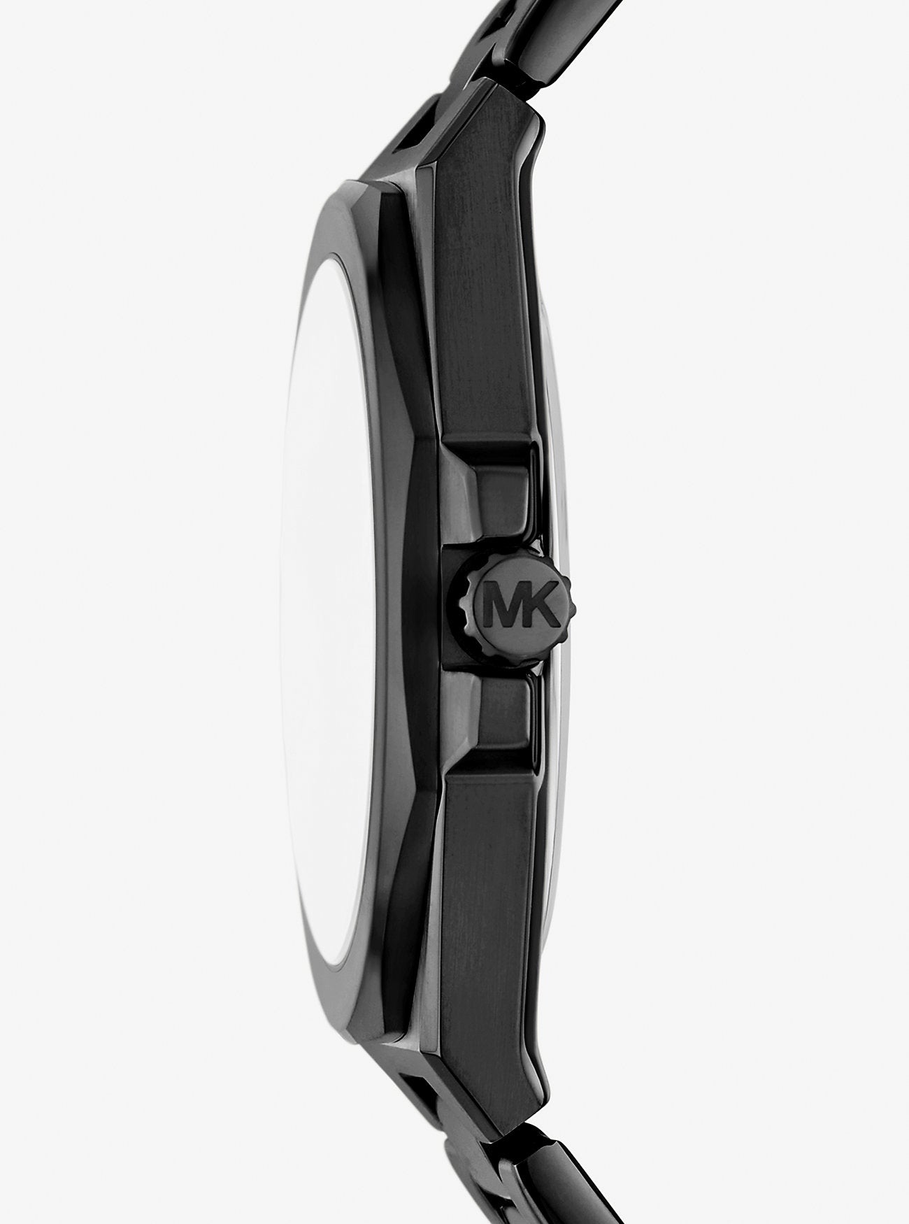 Michael Kors Oversized Callum Black-Tone Watch Black