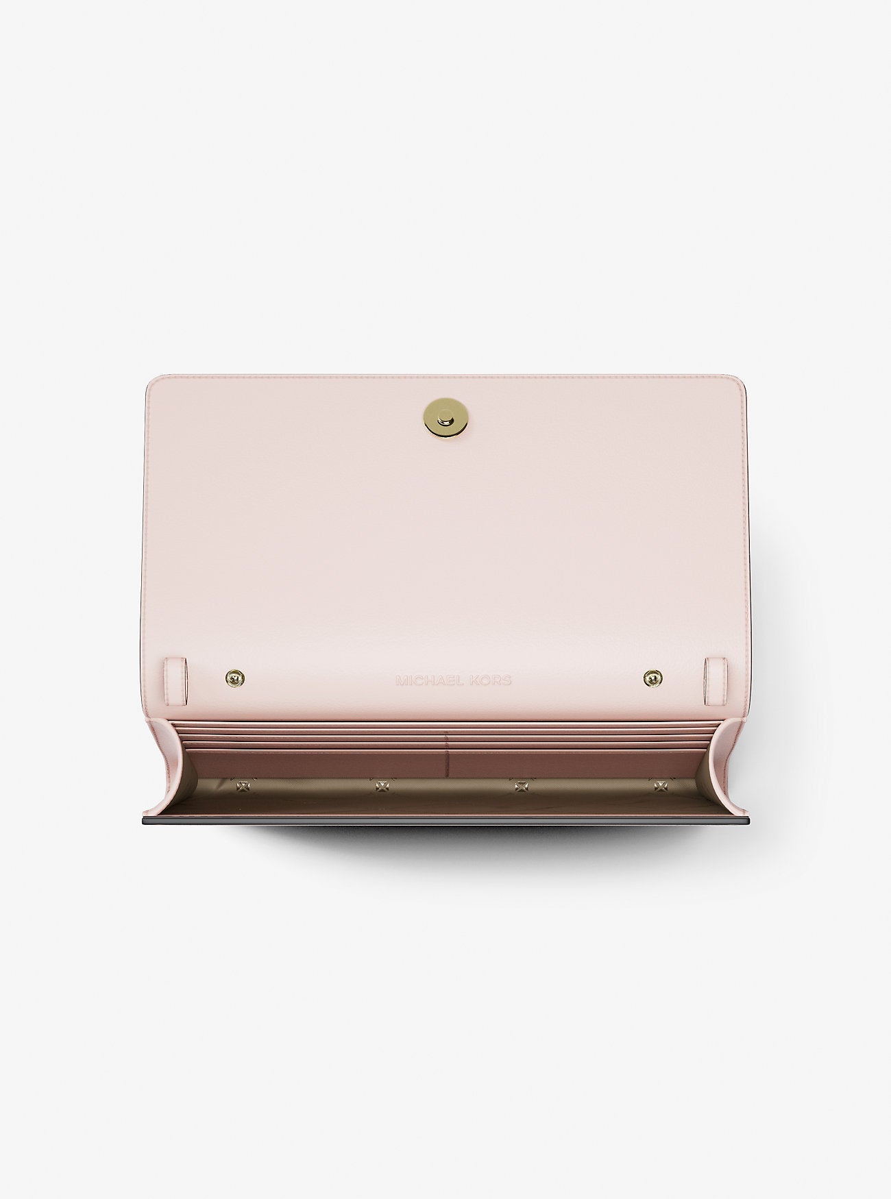 Michael Kors Jet Set Medium Saffiano Leather Crossbody Bag Powder Blush