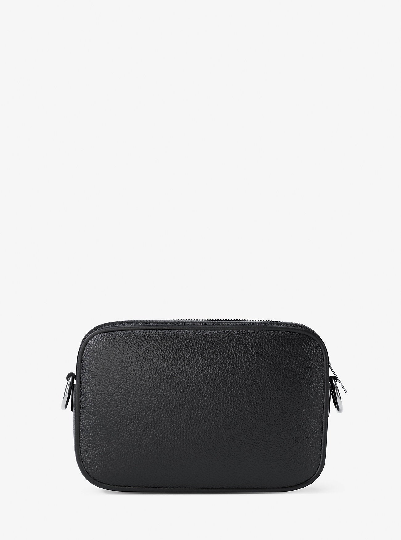 Michael Kors Jet Set Pebbled Leather Camera Crossbody Bag Black
