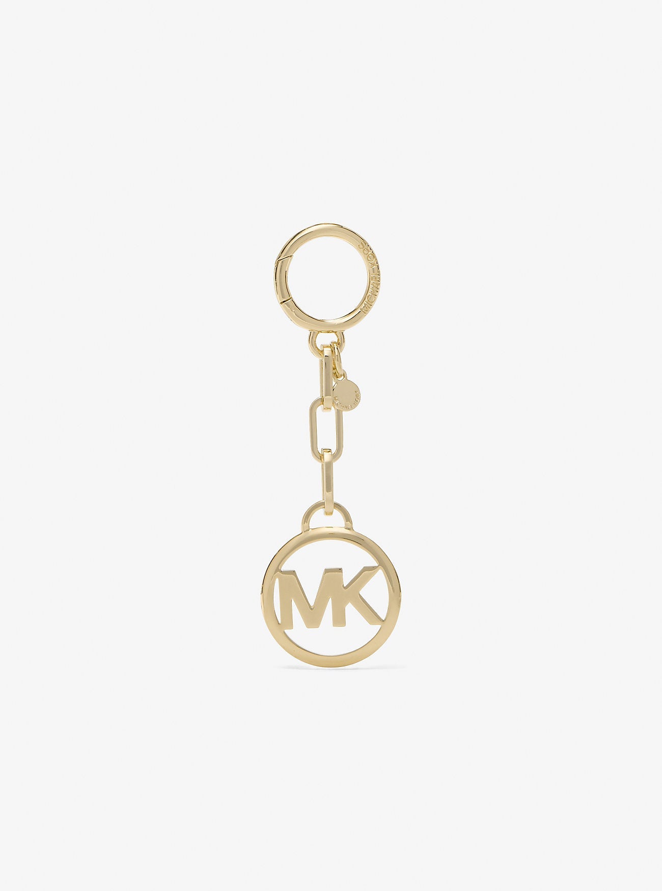 Michael Kors Jet Set Logo Bag Charm 18K Gold