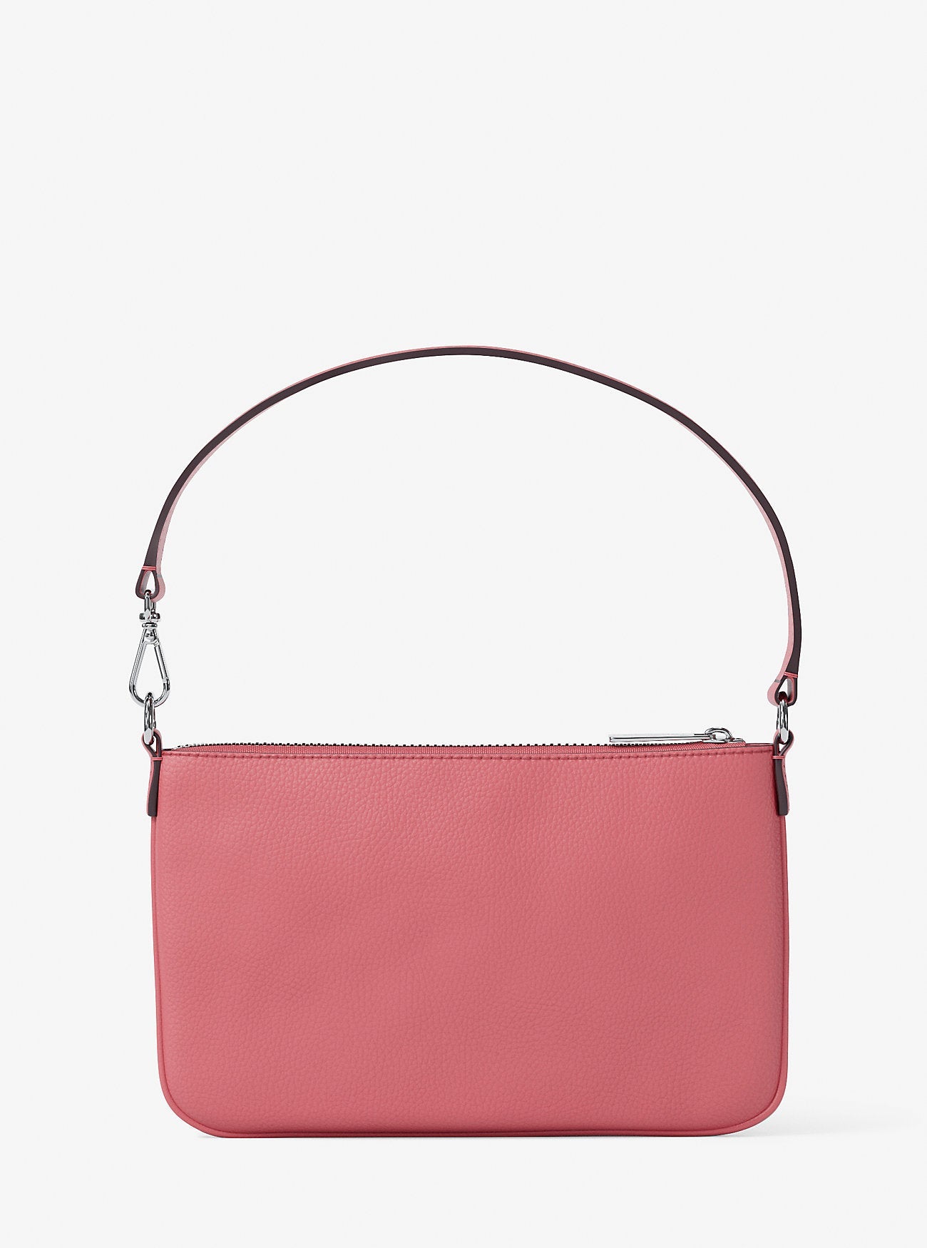 Michael Kors Jet Set Small Pebbled Leather Convertible Wristlet Hibiscus