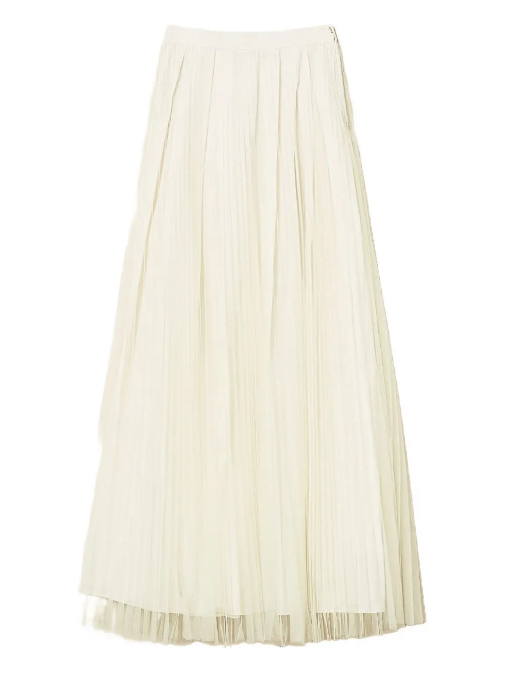 plisse maxi skirt