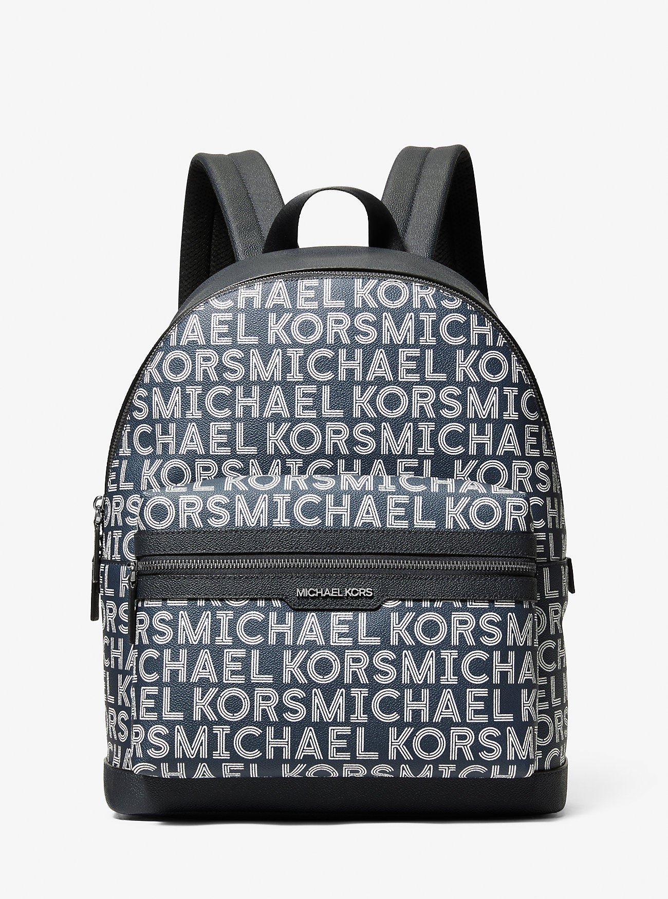 Michael Kors Cooper Medium Graphic Logo Backpack Bright Wht