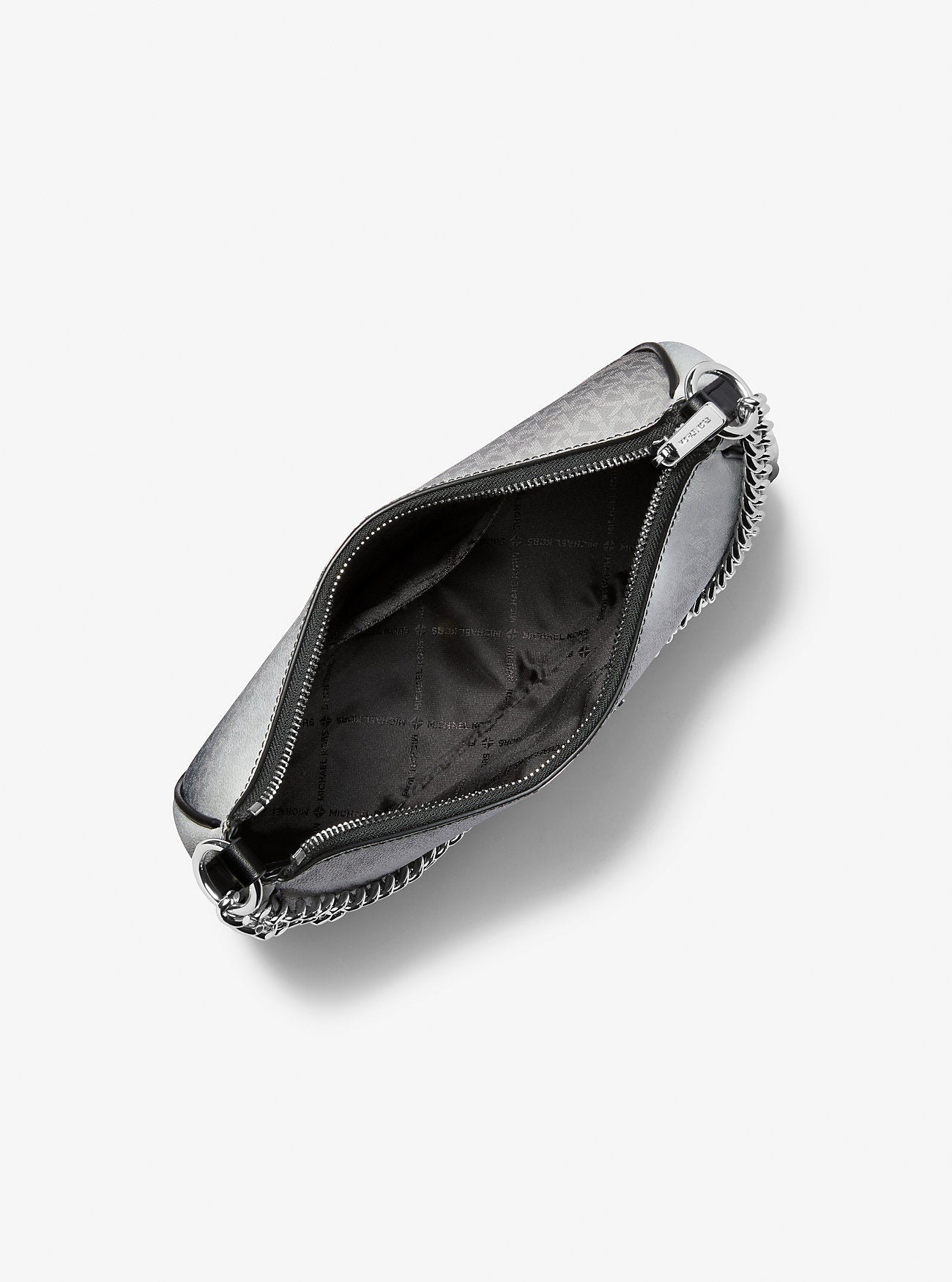 Michael Kors Jet Set Large Ombre Signature Logo Pochette Black Combo