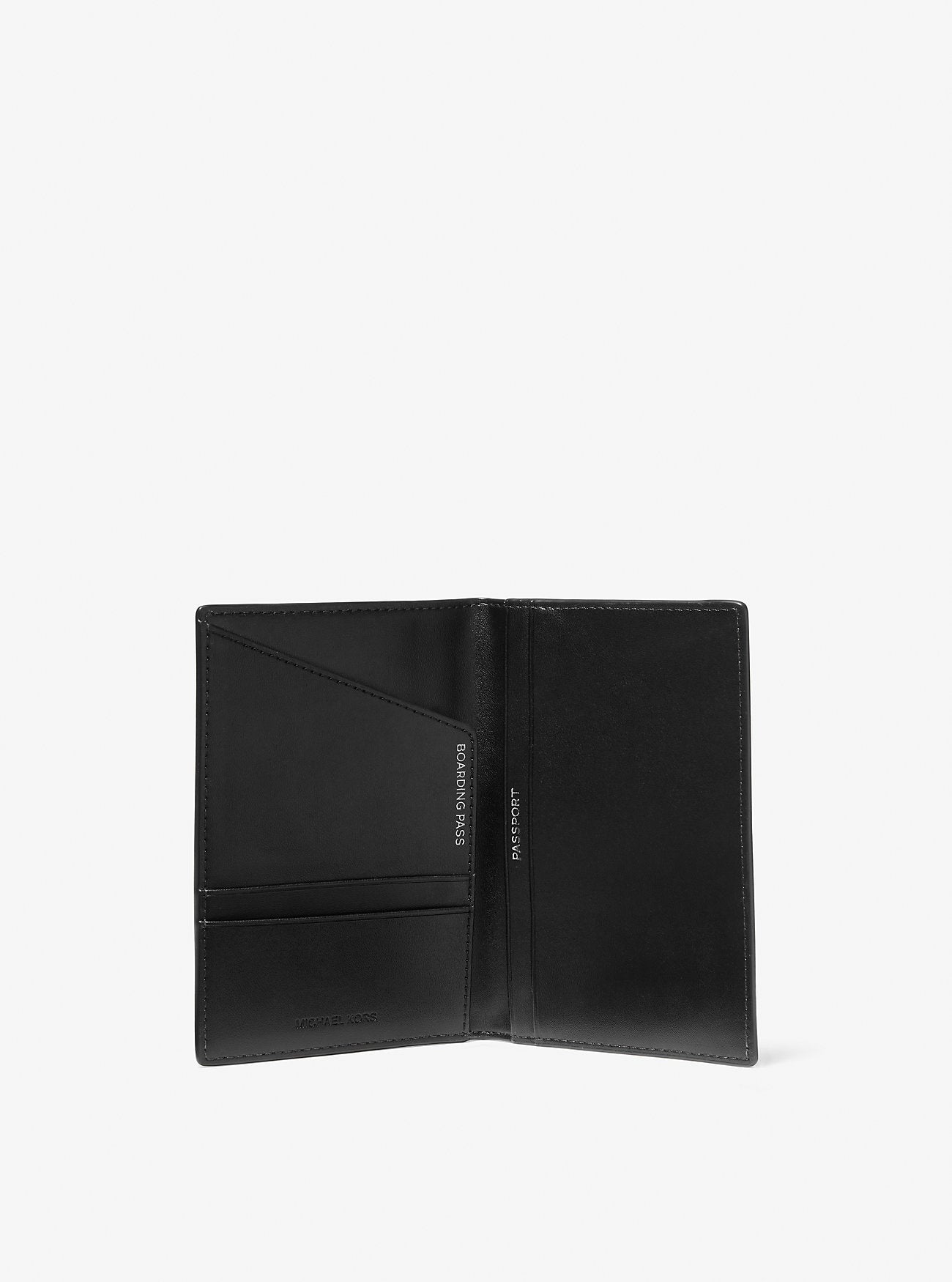 Michael Kors Logo Passport Wallet Black