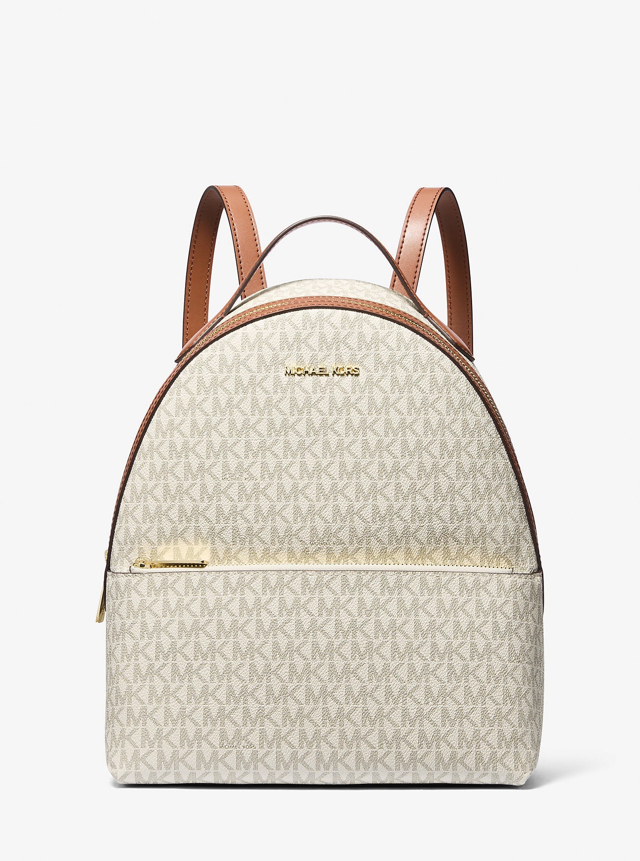 Michael Kors Sheila Medium Logo Backpack Vanilla