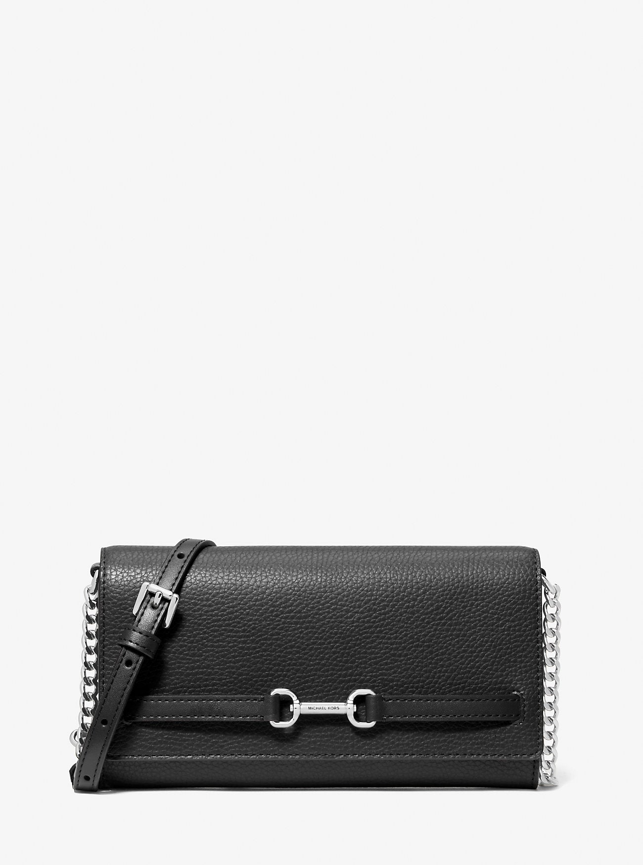 Michael Kors Jet Set Small Printed Wristlet Black