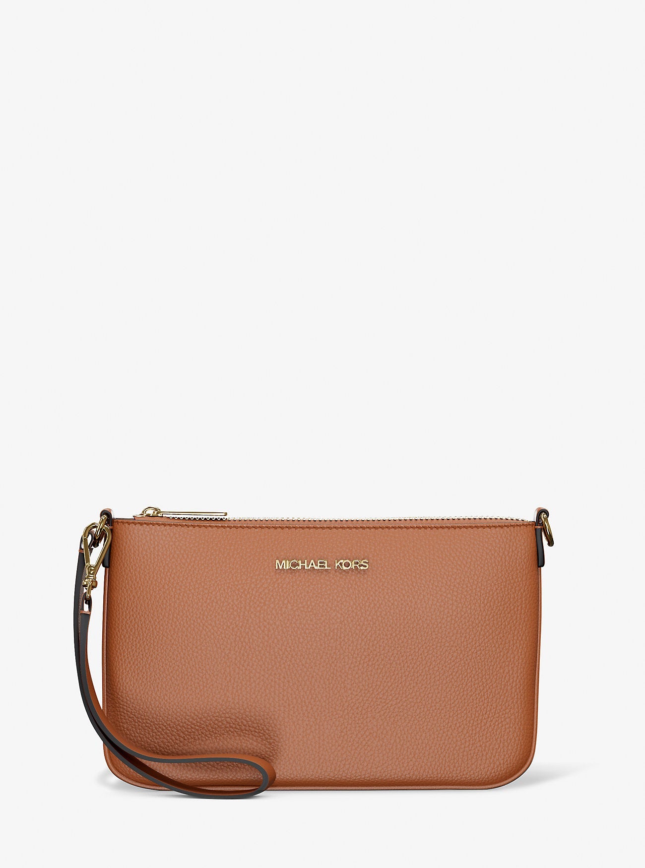 Michael Kors Jet Set Small Pebbled Leather Convertible Wristlet Luggage