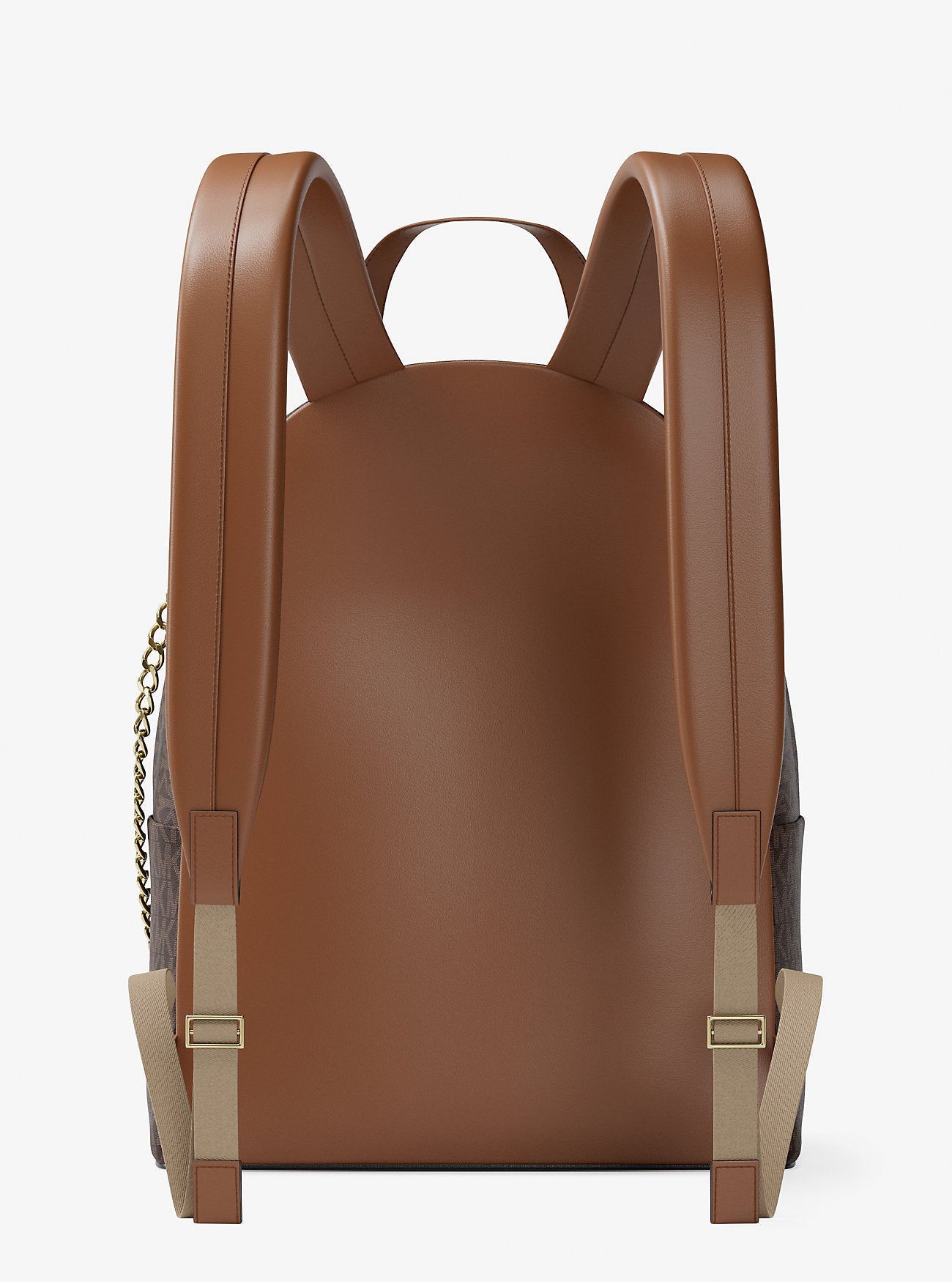 Michael Kors Slater Medium Signature Logo Backpack Brown