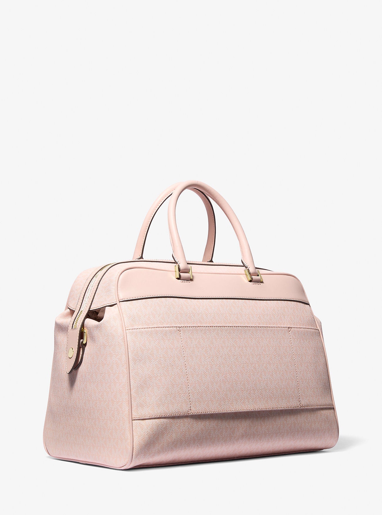 Michael Kors Large Logo Weekender Bag Lt Powder Blush