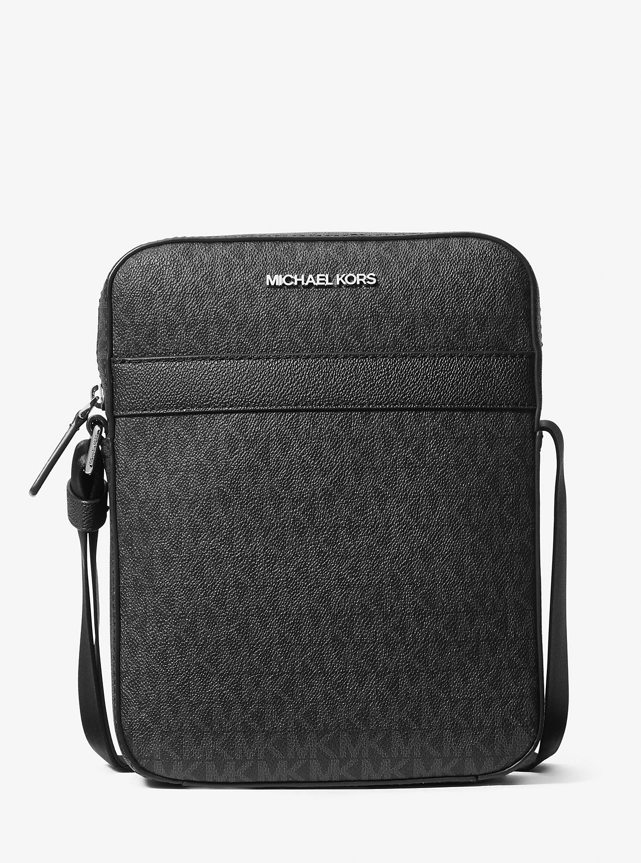 Michael Kors Cooper Signature Logo Flight Bag Black