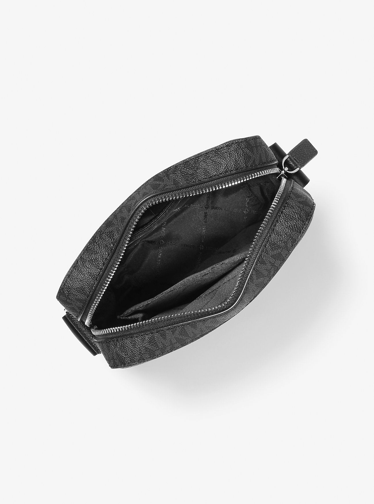 Michael Kors Cooper Signature Logo Flight Bag Black
