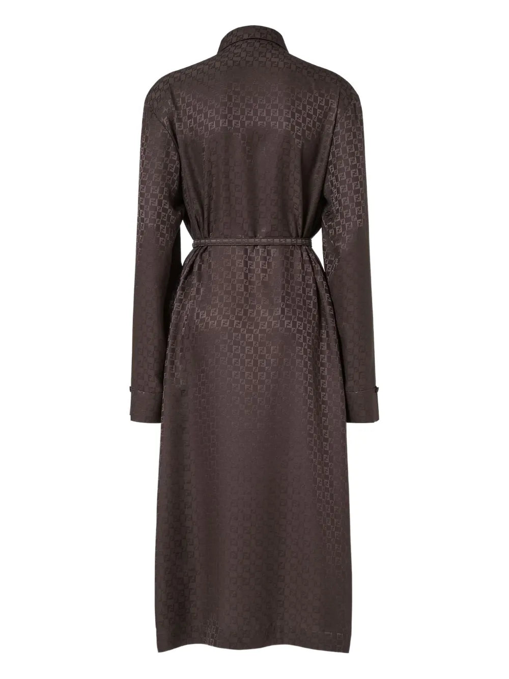 ff jacquard belted dress